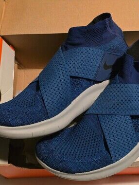 Nike Free RN Motion FK 2017 - Men's, Blue with Grey Sole